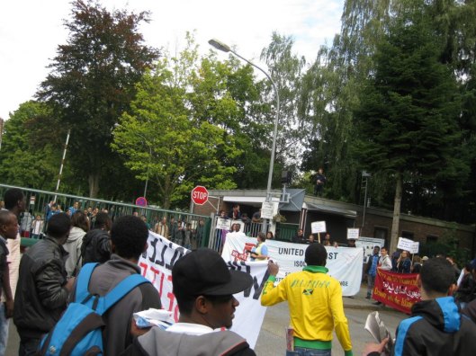 15 & 16th day of busprotest - Rallies and meetings in Münster and in front of the Lager Bramsche/Hesepe 15 & 16th day of busprotest - Rallies and meetings in Münster and in front of the Lager Bramsche/Hesepe